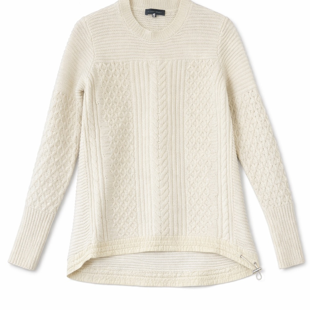 Banana Republic Textured Cream Sweater